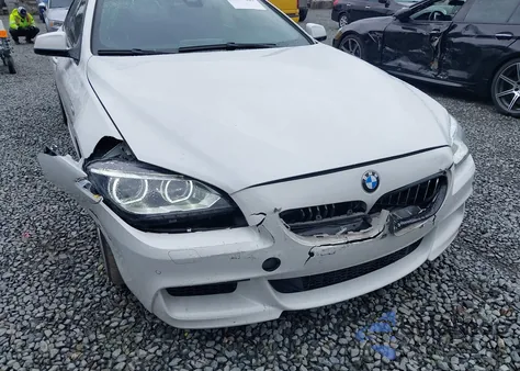 2015 BMW 650I Gran Coupe xDrive z USA, uszkodzony, nr VIN WBA6B4C5XFD761071